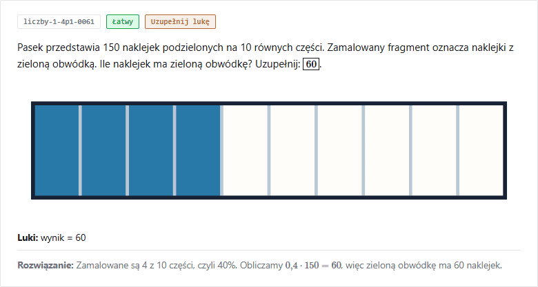 pasek ułamkowy